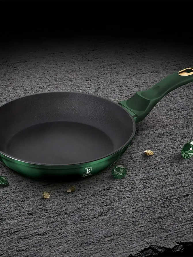 Patelnia EMERALD ciemnozielony 28 cm