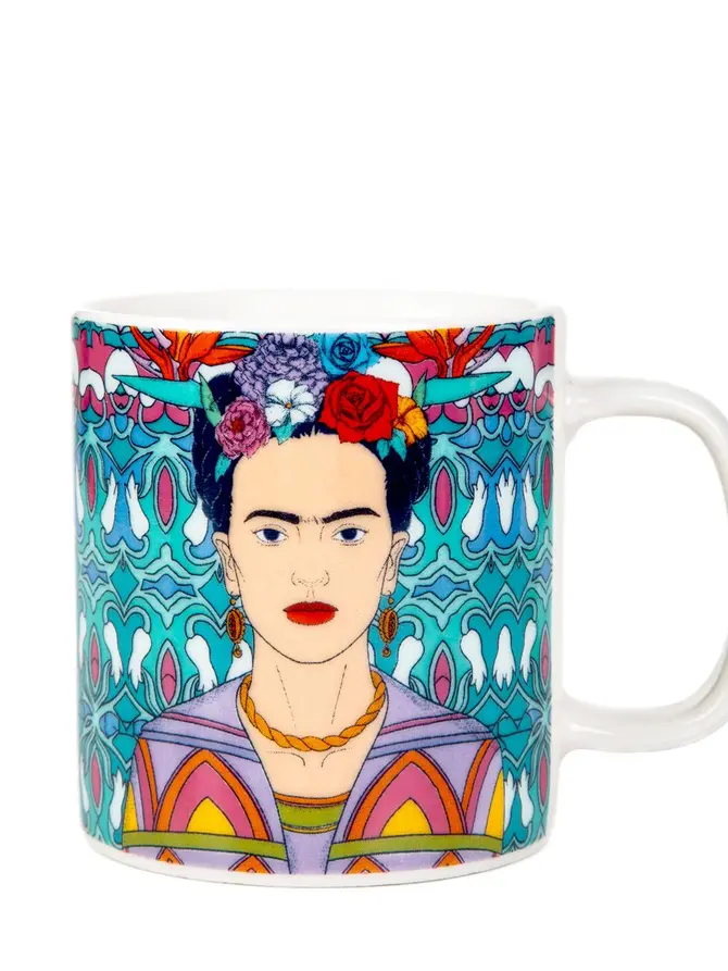 Filiżanka ze spodkiem FRIDA KAHLO turkusowa 0,2 l
