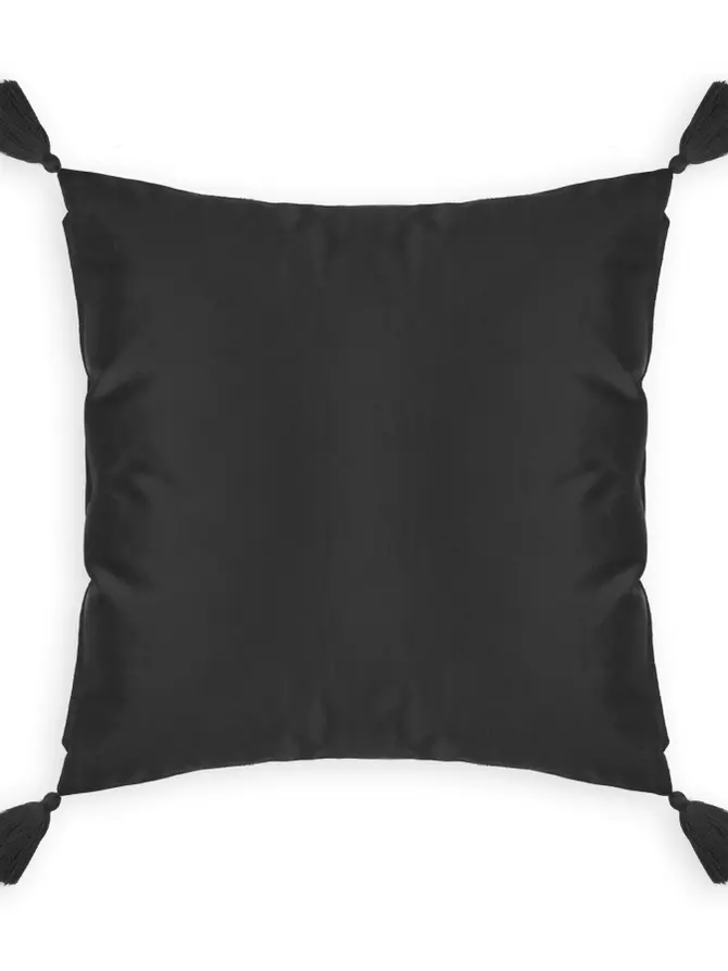 Poszewka LIRA velvetowa czarna 45x45 cm