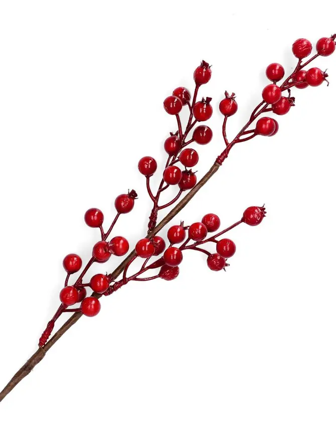 Gałązka HAVLIK owoce głogu 50 cm