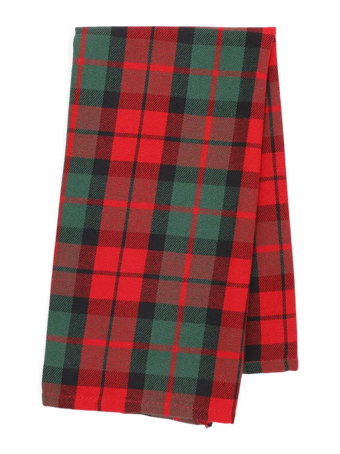 Zestaw ścierek kuchennych TARTAN w kratę 2*45x65 cm