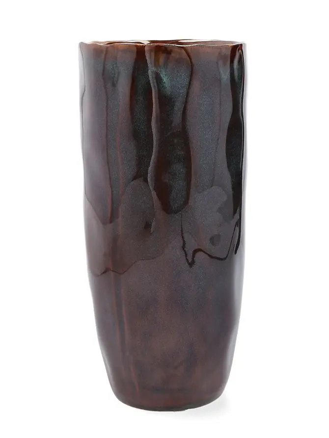 Wazon RONA ceramiczny granatowy 10x10x24 cm