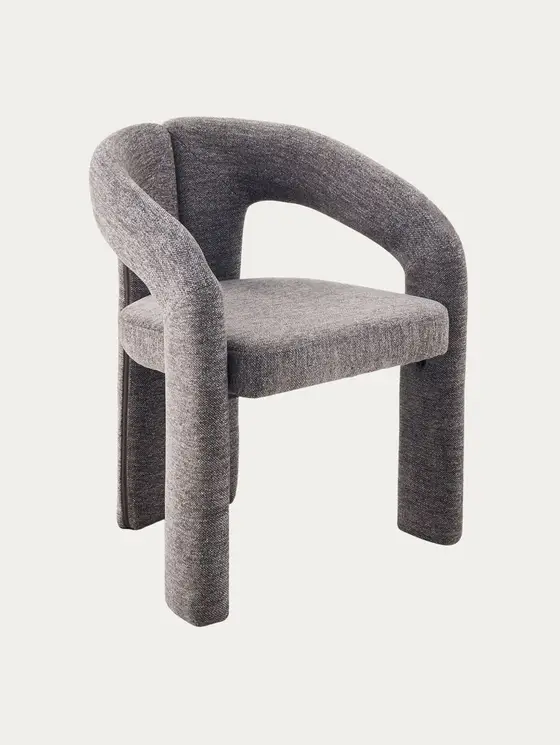 Fotel ROVELLE brązowy 61x58,5x78,5 cm