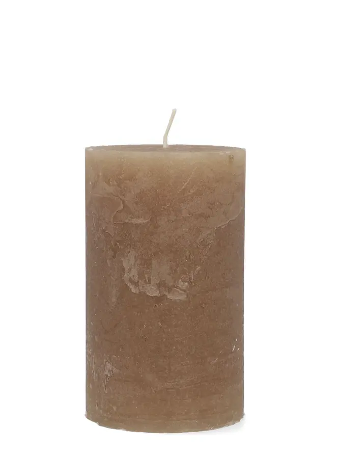 Świeca RUSTIC beżowa 7x11 cm