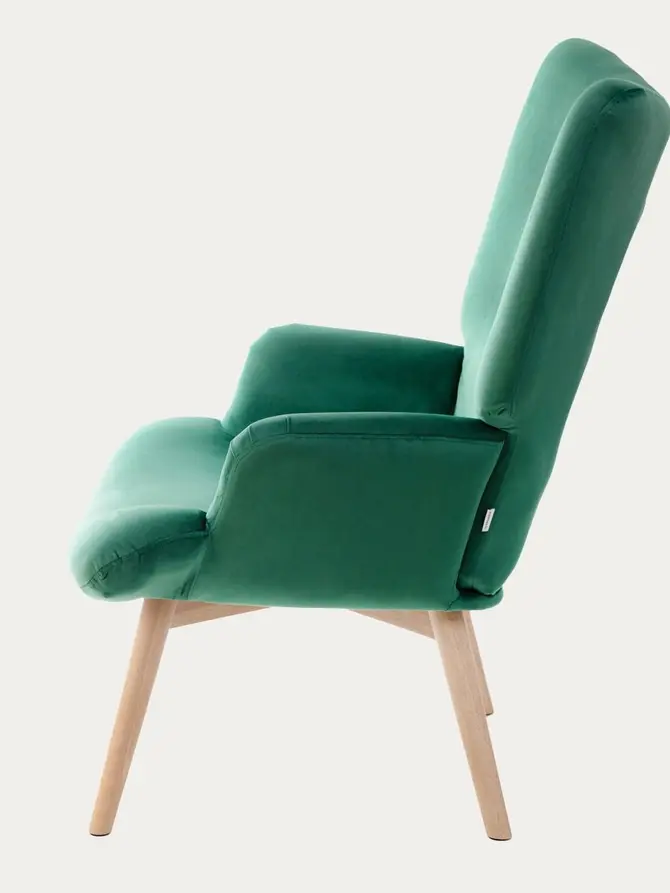 Fotel MOSS zielony 70x55x95 cm