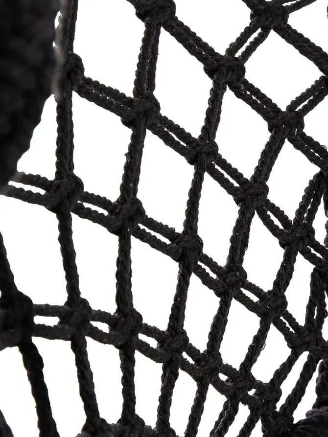 Huśtawka CIRCLE czarna 130x60x120 cm