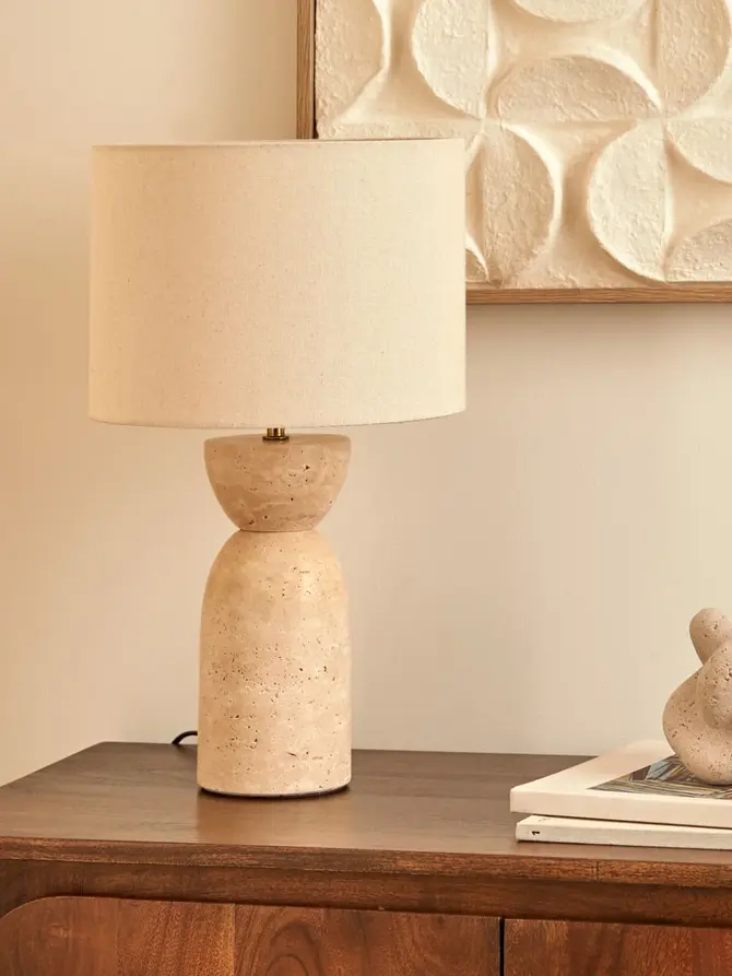 Lampa ERIN beżowa 28x47,5 cm