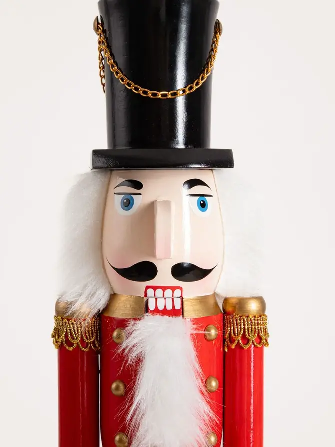 Figurka NUTCRACKER dziadek do orzechów z bębenkiem 50 cm