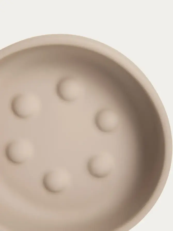 Mydelniczka ALMERI ceramiczna beżowa 11,2x3,2 cm