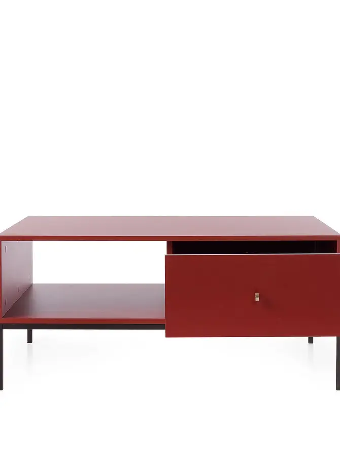 Szafka RTV MONO! bordowa 103,5x46,2x68 cm