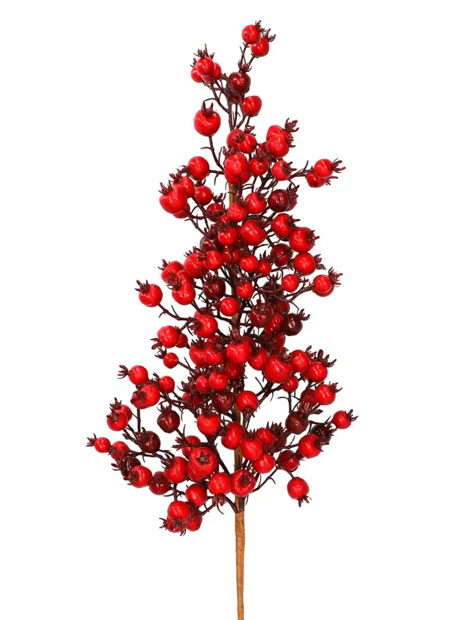 Gałązka RUBI czerwona 70 cm