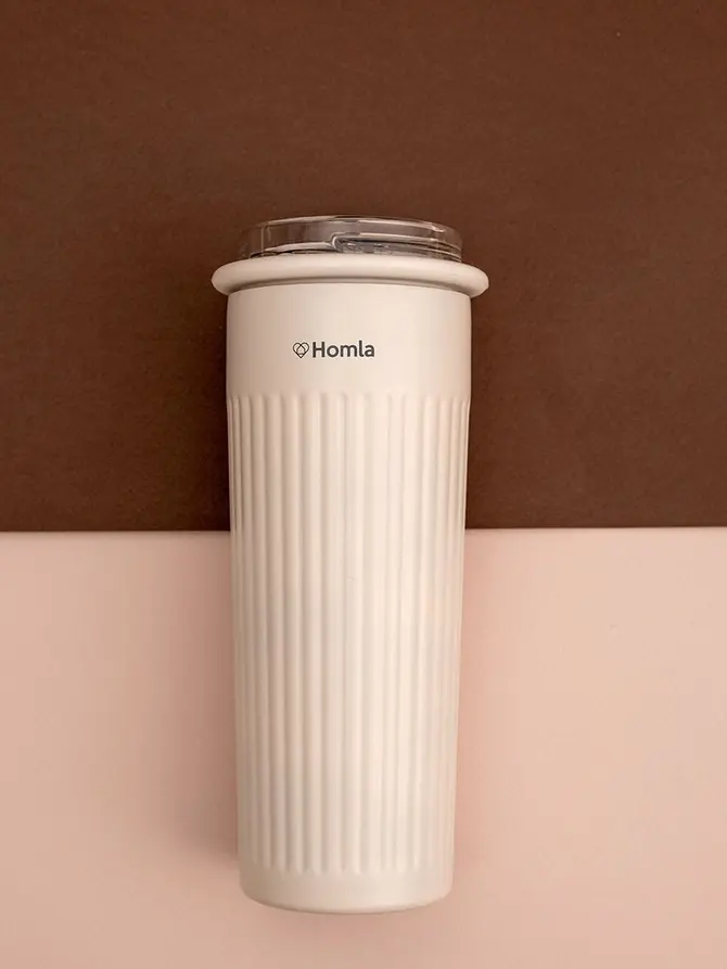 Kubek termiczny TOLEO śmietankowy 500 ml