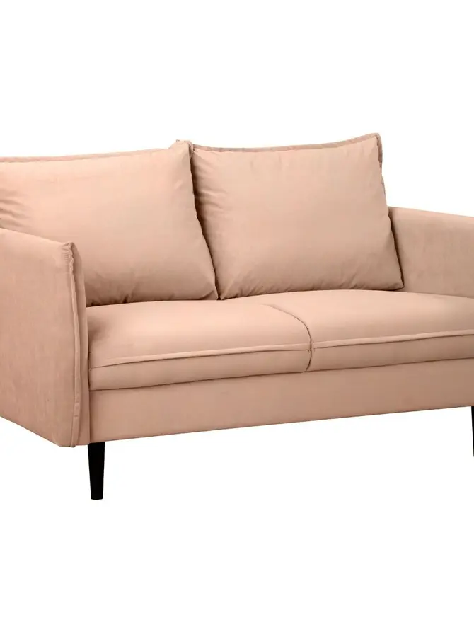 Sofa RUGG Sofa różowa 149x86x91 cm