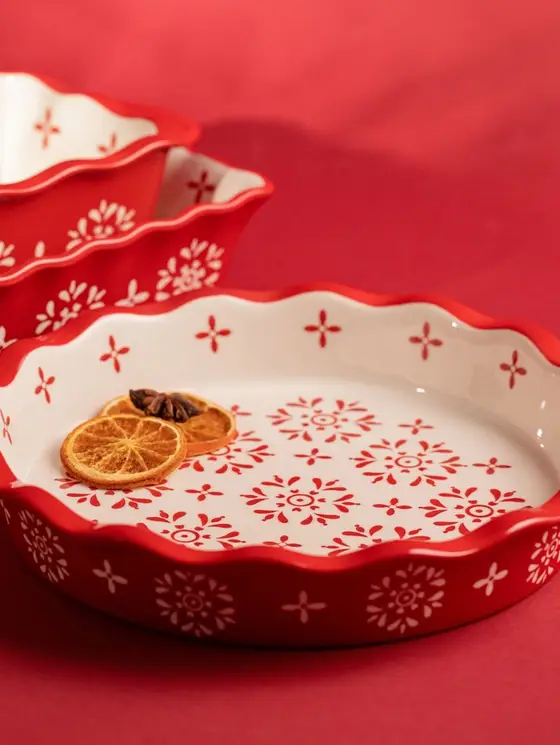 Naczynie do zapiekania BAKIN ceramiczne okrągłe 26 cm