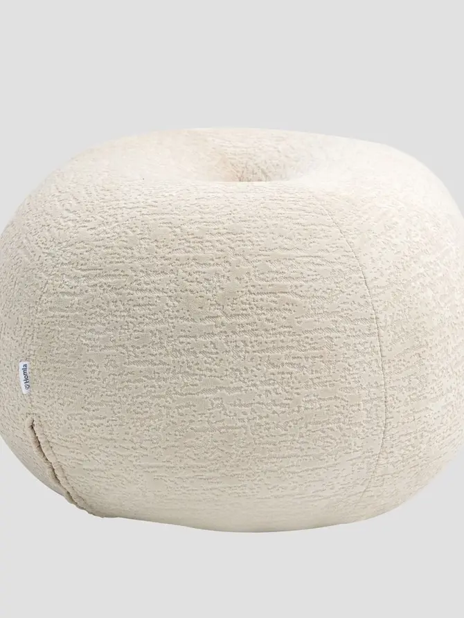 Pufa LUNCTA Ecru 82x52x34 cm