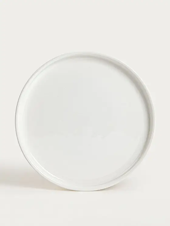 Talerz BERGO deserowy biały 20 cm