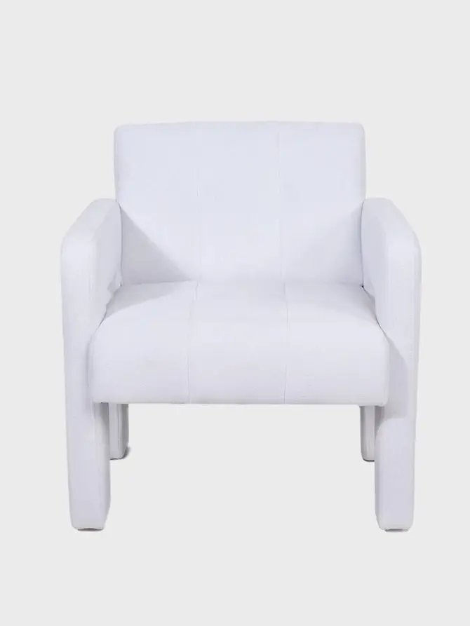 Fotel PELLE Biały 68x74x72 cm