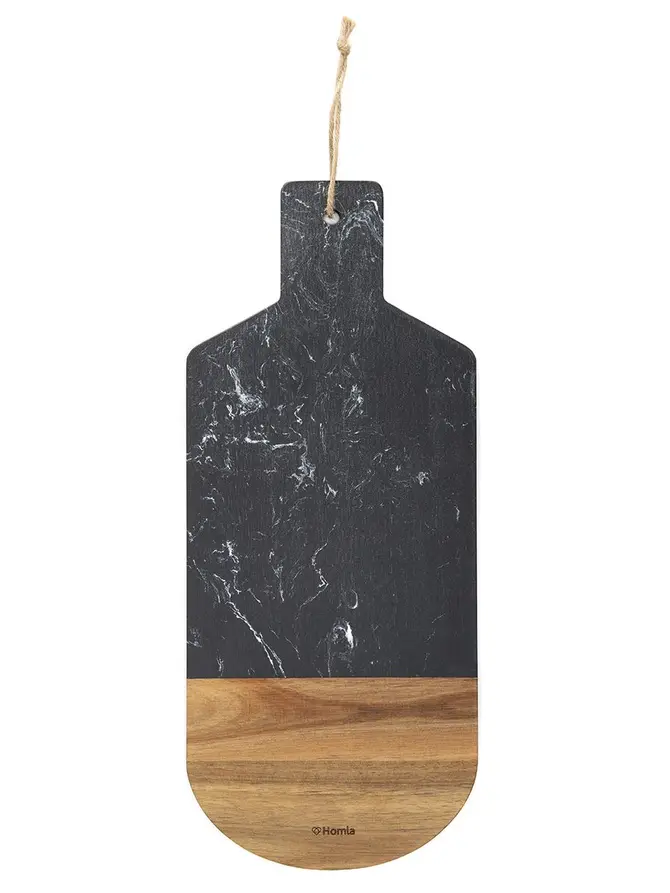 Deska MARBLE dekoracyjna czarna 40x17 cm