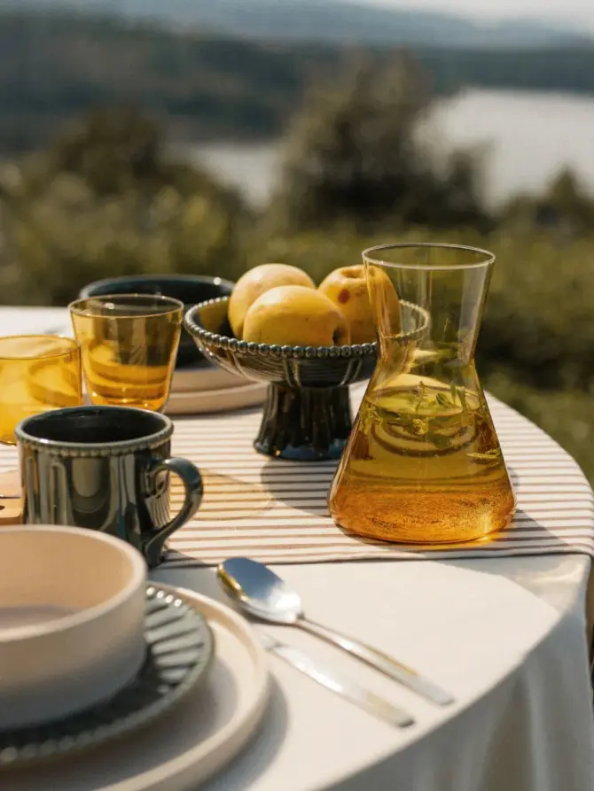 Karafka AMBERIS bursztynowa 1,4 l