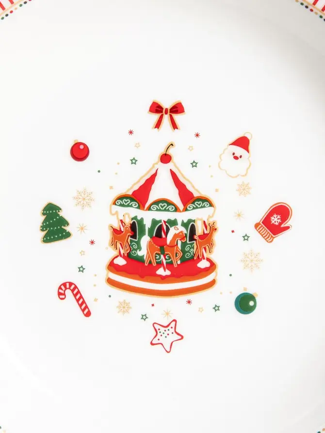 Talerz CIRCORIA głęboki w paski 21 cm