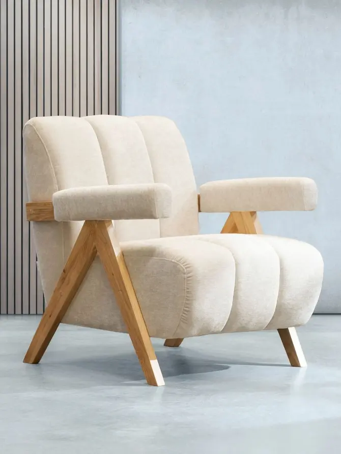 Fotel SUENO Ecru 70x81x81 cm