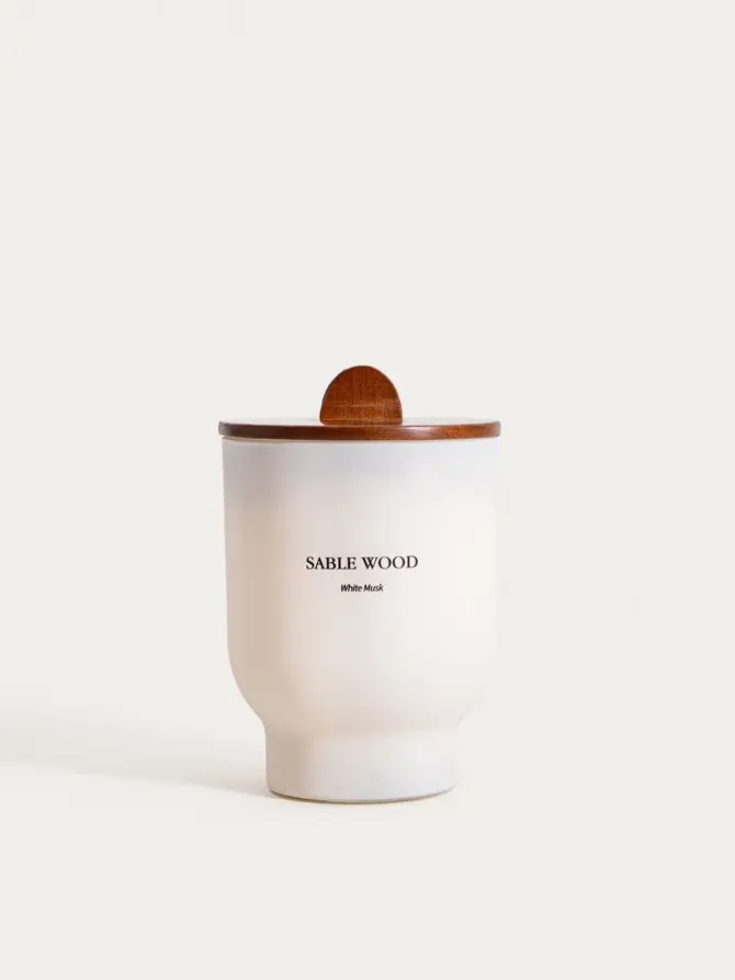 Świeca zapachowa SABLE WOOD White Musk 400 g
