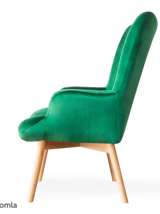 Fotel ciemnozielony MOSS 70x95 cm ALL 921340