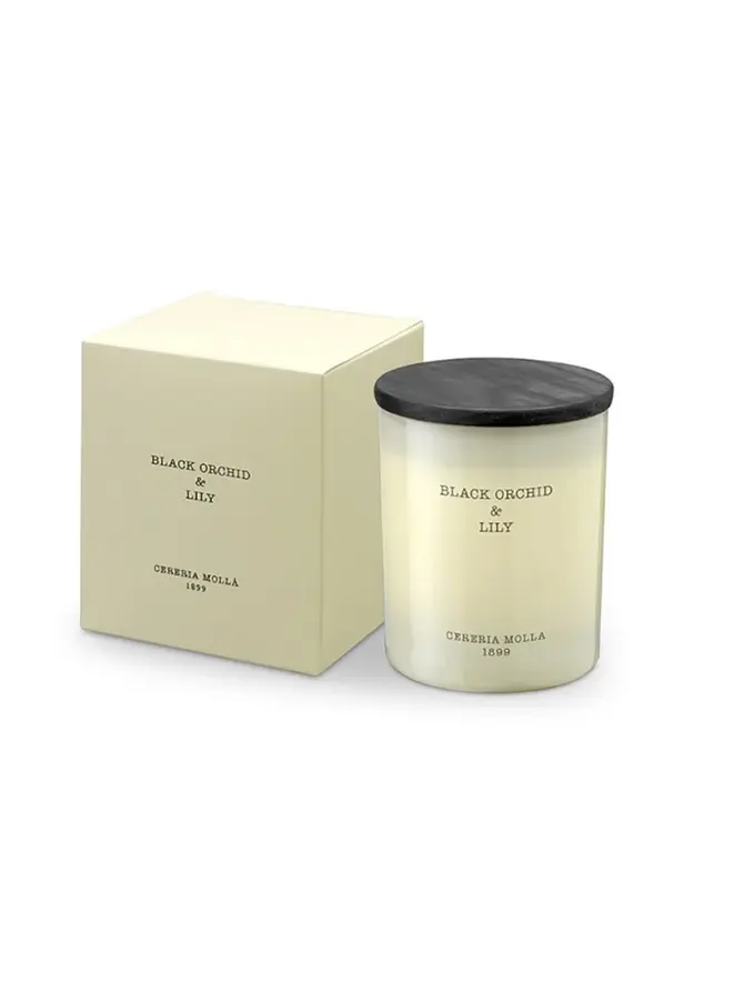 Świeca BOTIQUE Premium Black Orchid and Lily 8x9 cm