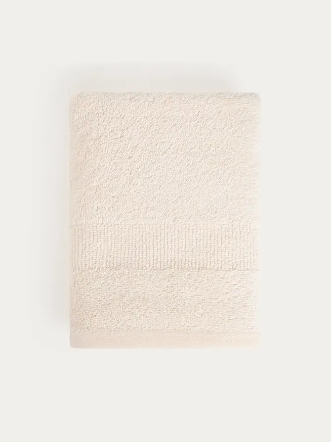 Ręcznik BAMBOO ecru z domieszką bambusa 50x90 cm