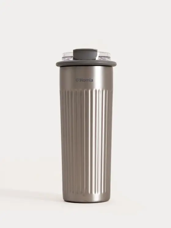 Kubek termiczny TOLEO srebrny 500 ml