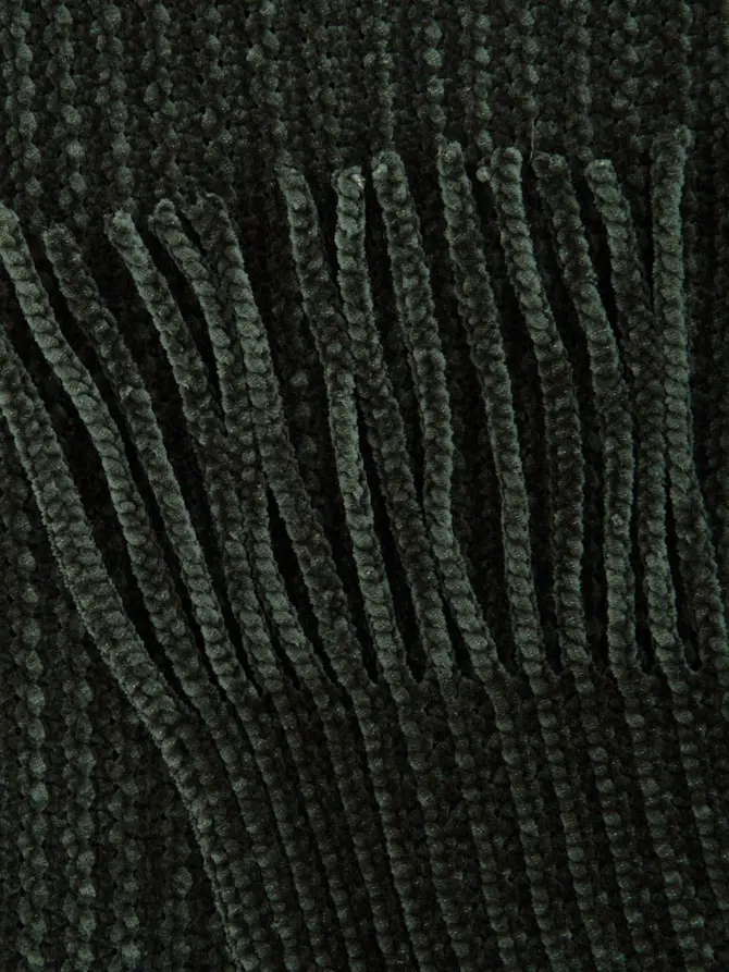 Koc CHENILLE szenilowy zielony 130x170 cm