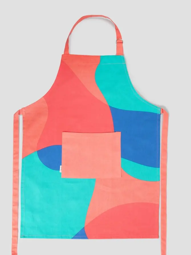 Fartuch kuchenny COLOR FIESTA w kolorowy wzór 60x80 cm