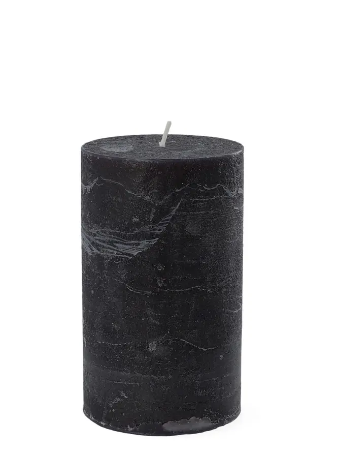 Świeca RUSTIC czarna 7x11 cm