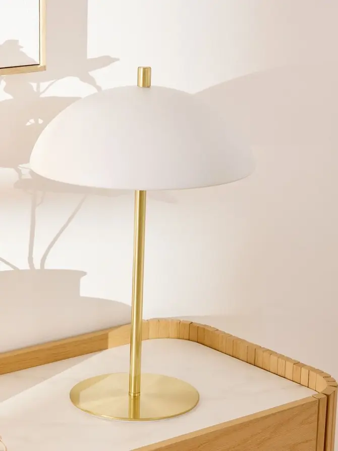 Lampa DELCIA biała 30x45 cm