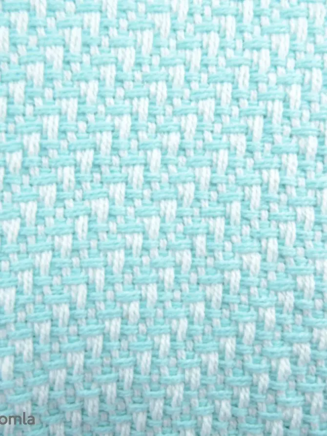 Poszewka z frędzlami miętowa MORRIS 45x45 cm SS18 907771