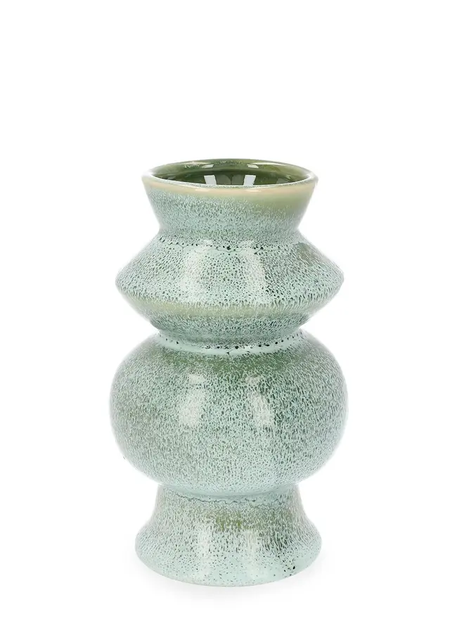 Wazon RONA ceramiczny zielony 9x15,5 cm