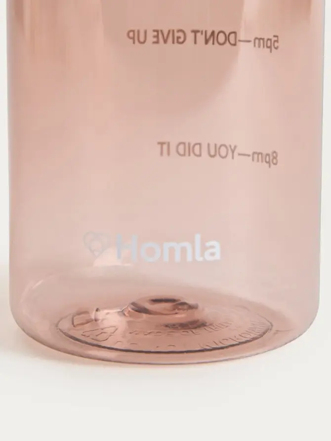 Butelka bidon LUNARE z miarką różowa 700 ml