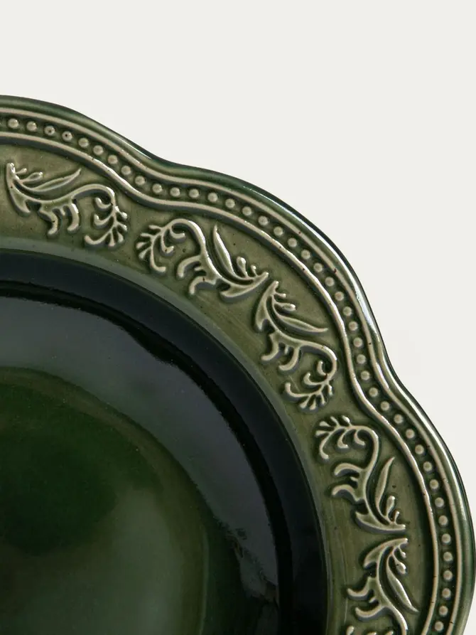 Talerz SALTIS głęboki zielony 22 cm