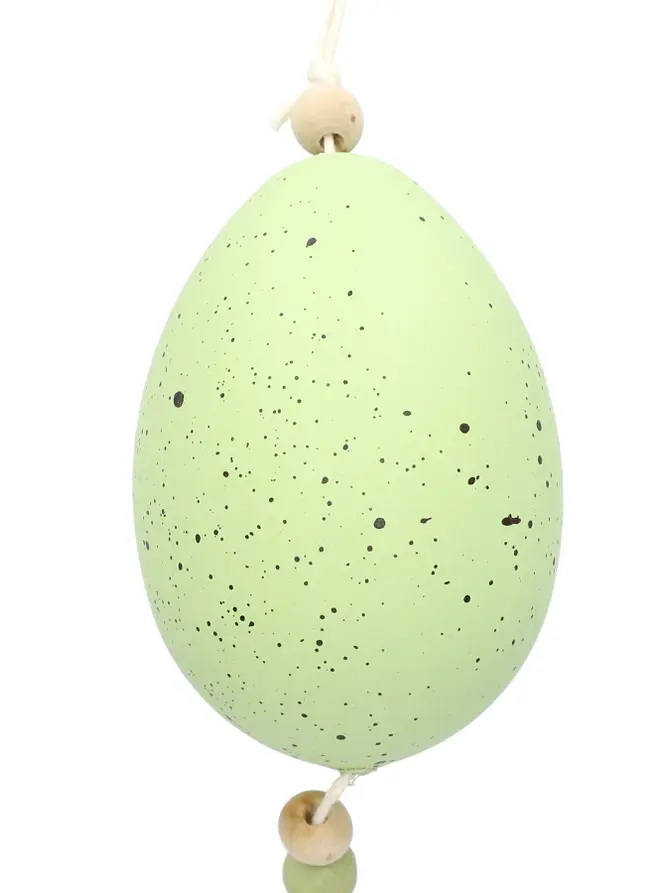 Zawieszka wielkanocna FAER zielone jajko 8 cm