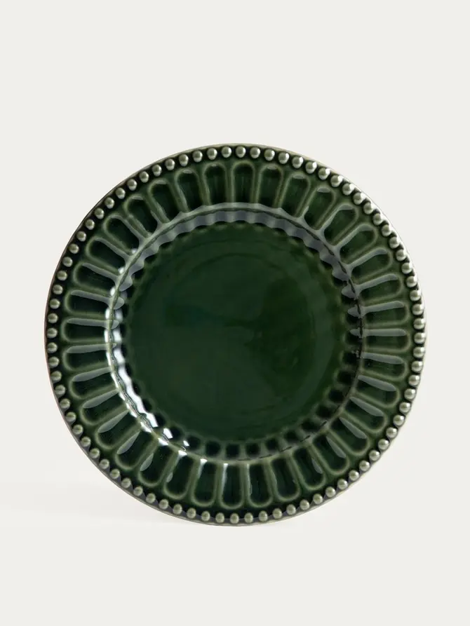 Zestaw talerzy KOBBI deserowych zielonych, 21,5 cm 4 szt.
