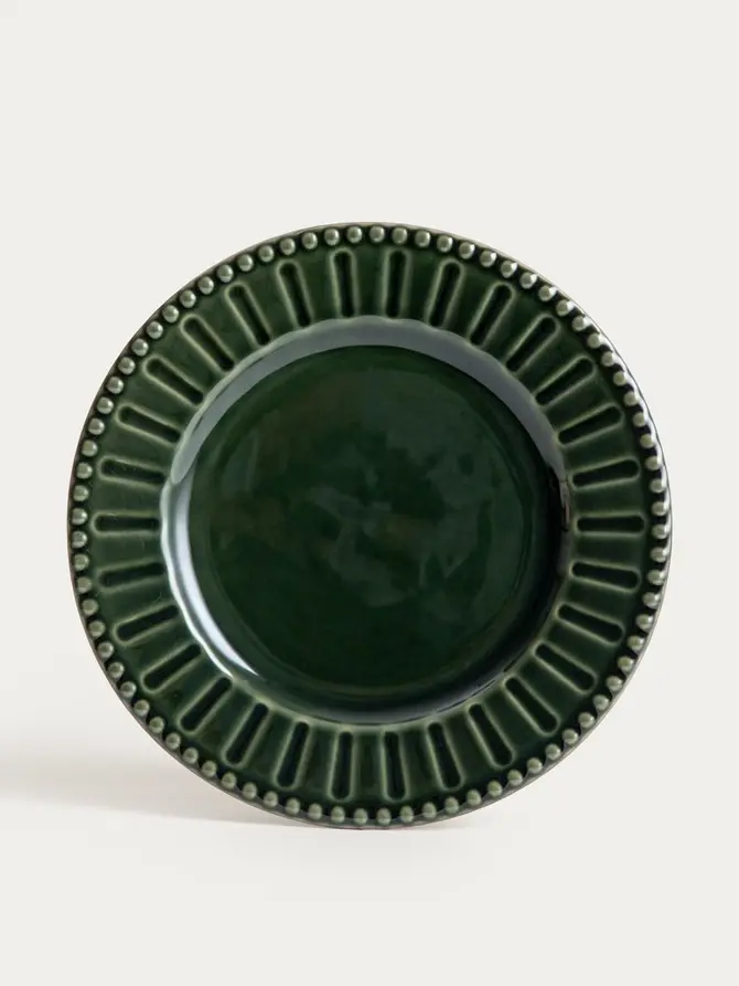 Zestaw talerzy KOBBI deserowych zielonych, 21,5 cm 4 szt.