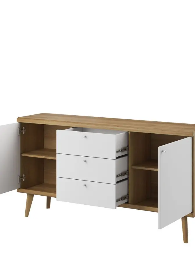 Komoda PRIMO biała 160x40x83 cm
