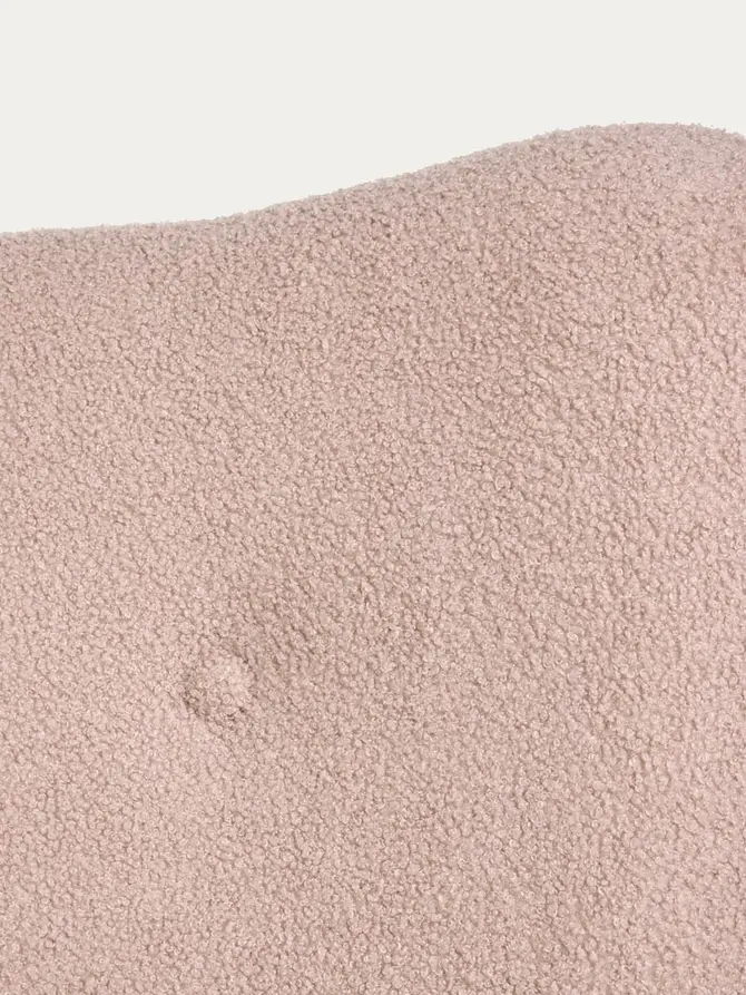 Fotel MOSS TEDDY BOUCLE bujany beżowy w tkaninie TEDDY BOUCLÉ 72x73x92 cm