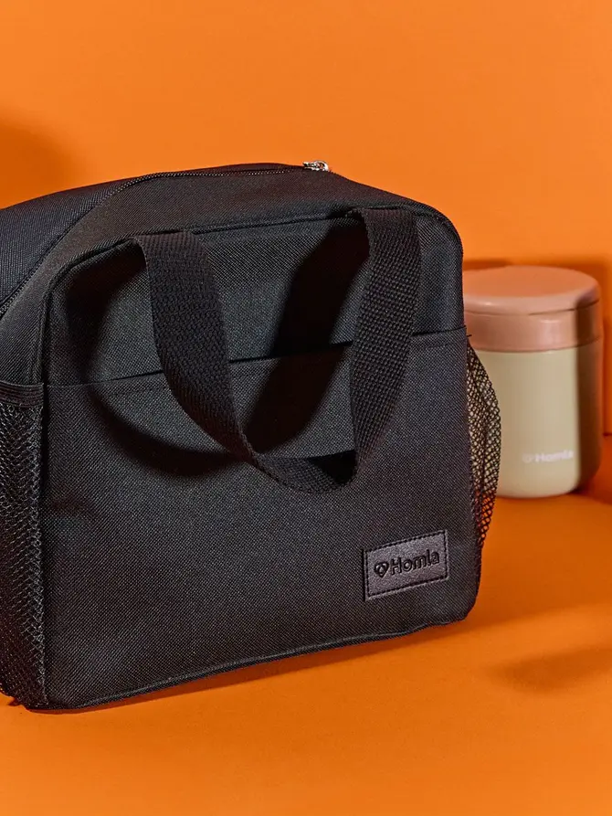 Torba CHUBAG na lunch czarna 22,5x14x21cm