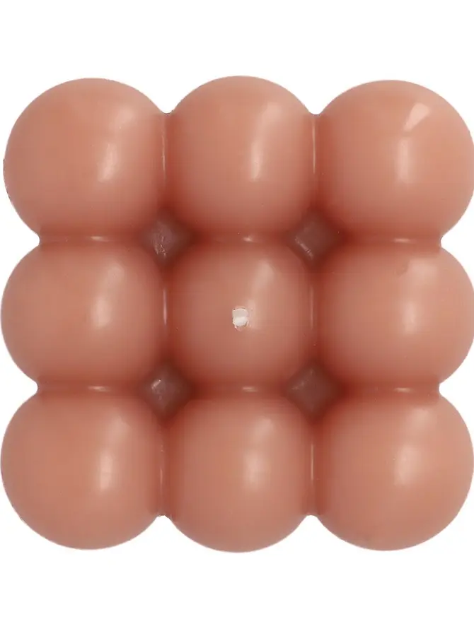 Świeca BUBBLE różowa 10x10x10 cm