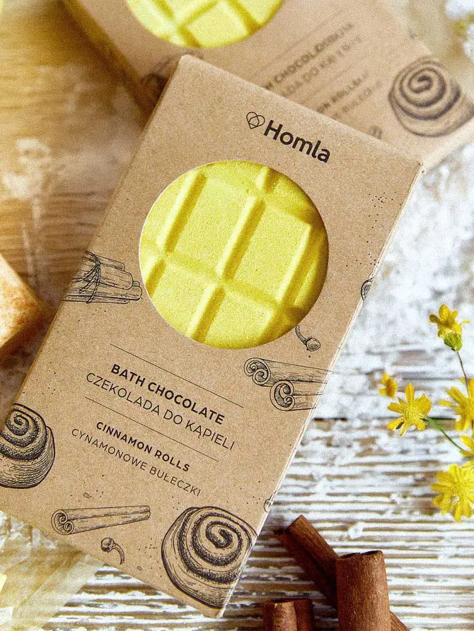 Czekolada musująca Bath chocolate Cinnamon Rolls Cynamonowe Bułeczki 