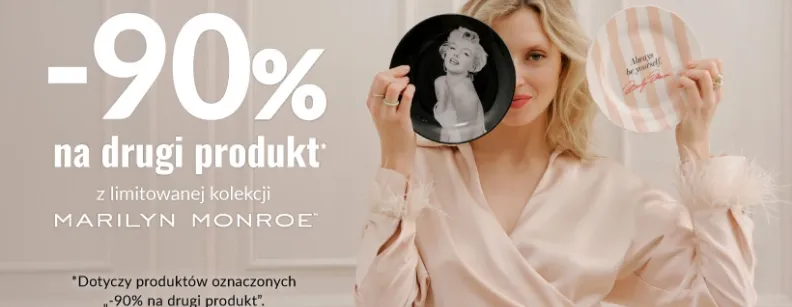 Promocja 90% na drugi produkt