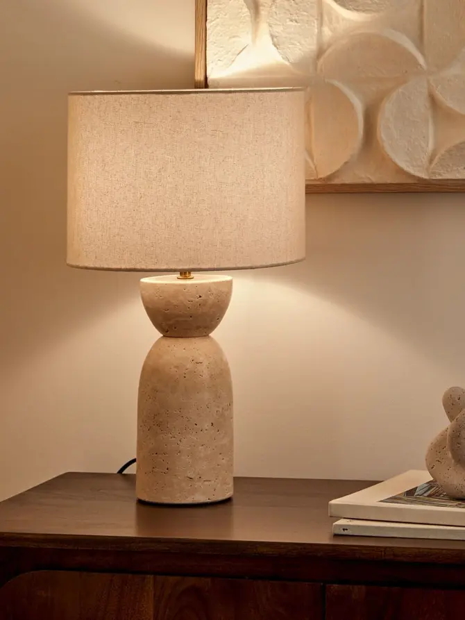 Lampa ERIN beżowa 28x47,5 cm