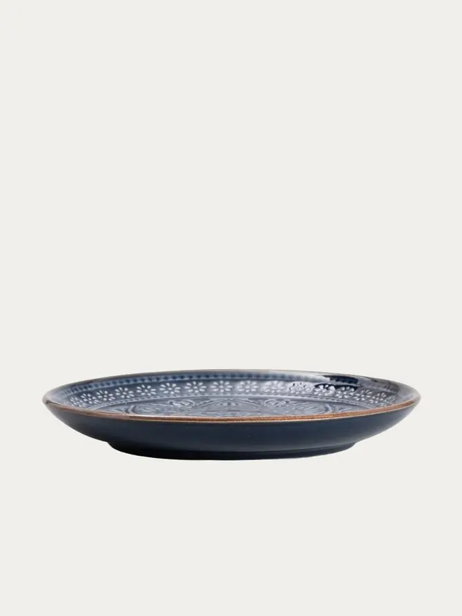 Talerz INDIE mały granatowy 15 cm