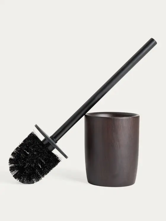 Szczotka do WC CEDRIC z drewna tekowego 10,2x37 cm